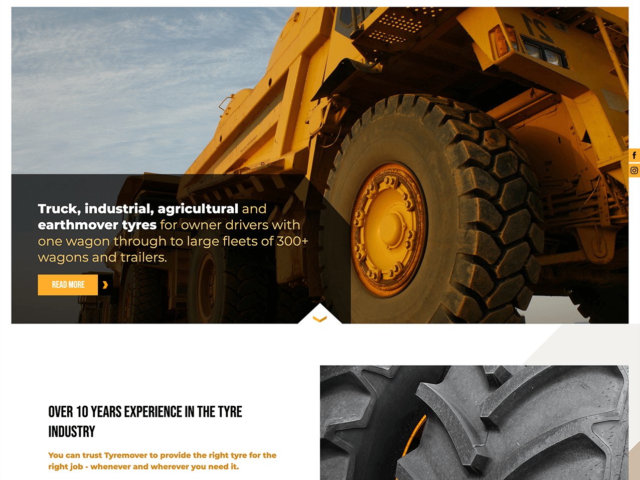 Tyre website by it'seeze web design Leeds